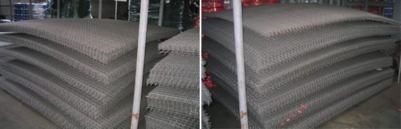 забор из волно-решетки со склада